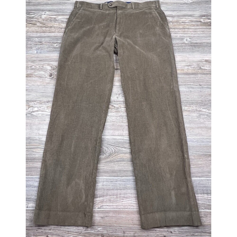 Vtg. Polo Ralph‎ Lauren Pants Men 36x31 Brown Corduroy Old Money Classic Preppy